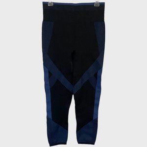 Victorias Secret Pink Cool & Comfy High-Waisted Ribbed Leggings Size Large Black